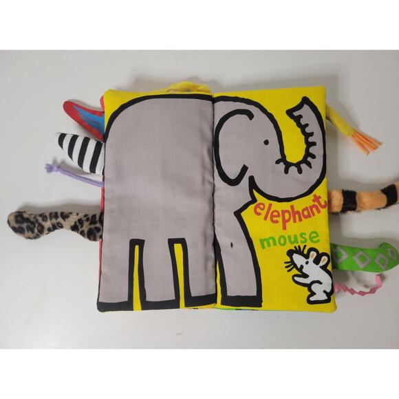 Jellycat‎ Jungly Tails Soft Crinkle Activity Book - Brand New with Tags - Picture 4 of 7